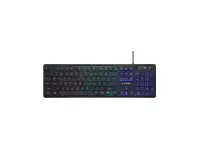 Picture of Gembird "Rainbow" backlight multimedia keyboard, black, US layout KB-UML-02