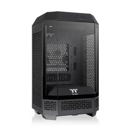 Picture of Thermaltake The Tower 250/Black Fan*2/ColorBox/With Screen Metal Panel