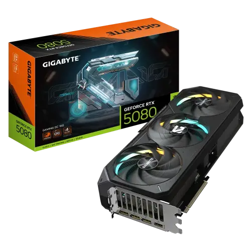 Picture of Gigabyte GeForce RTX 5080 Gaming OC 16GB GDDR7 Graphics Card GV-N5080GAMING OC-16GD