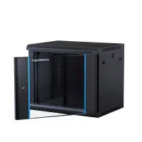 Picture of Marsriva Wall-mount Cabinet, Swing Frame,   600*(450+100)*9U 1*shelf,1*fan