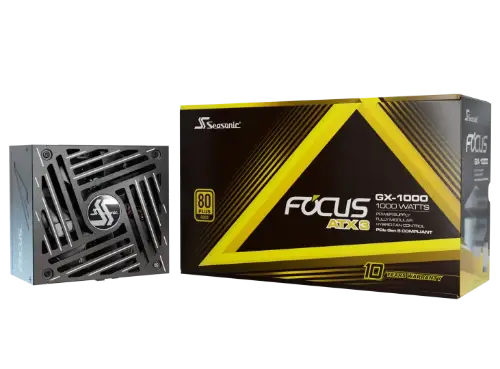 Picture of Seasonic FOCUS GX-1000 Black (ATX 3)   GOLD + SRP-FGX102-A5A32SF