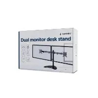 Picture of Gembird  Dual monitor desk stand  (rotate, tilt,swivel), 13”-32”   MS-D2ST-02