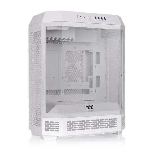 Picture of Thermaltake The Tower 600 Snow White, 2 xCT140