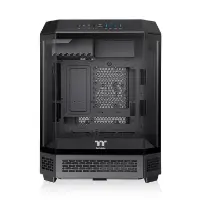 Picture of Thermaltake The Tower 600  Black, SPCC steel 3 tempered‑glass panels 2X CT140 Fan