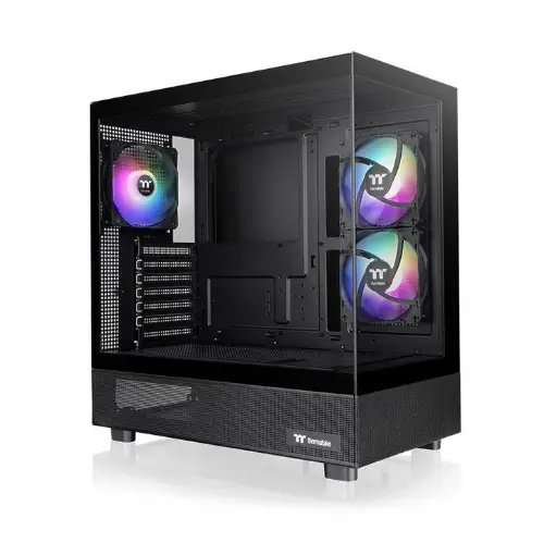 Picture of Thermaltake View 270 Plus TG ARGB Tower Tempered  Glass Case Black ARGB  Lite Fan
