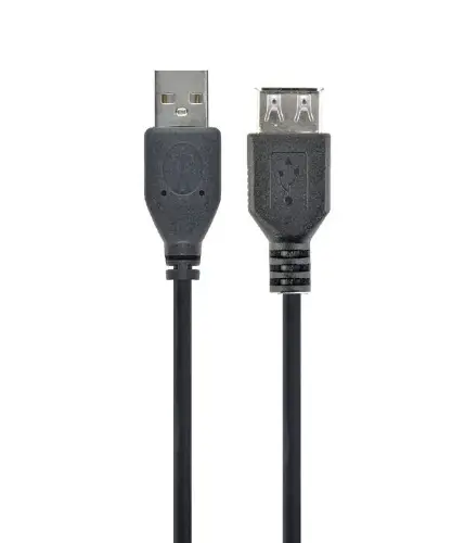 Picture of Gembird USB 2.0 extension cable, 0.75 m, black   CC-USB2-AMAF-75CM/300-BK