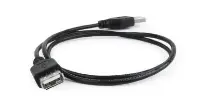 Picture of Gembird USB 2.0 extension cable, 0.75 m, black   CC-USB2-AMAF-75CM/300-BK