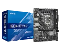 Picture of ASRock H610M-HDV M.2 2DDR4 4SATA3 LGA1700 ATX Motherboard 2.0