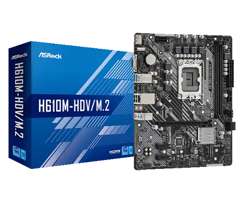 Picture of ASRock H610M-HDV M.2 2DDR4 4SATA3 LGA1700 ATX Motherboard 2.0