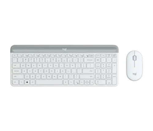 Picture of Logitech MK470 Slim Wireless Keyboard and Mouse  Combo White