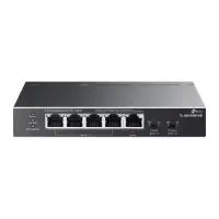 Picture of TP-Link TL-SG1005P-PD 5-Port Gigabit Desktop PoE+  Switch with 1-Port PoE In and 4-Port PoE+Out