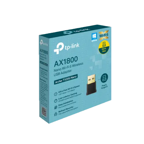 Picture of TP-Link Archer TX20U Nano AX1800 Nano Wi-Fi 6 Wireless USB Adapter