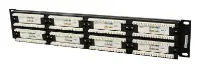 Picture of Gembird CAT.6 48 port patch panel with rear cable management  NPP-C648CM-001