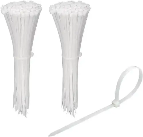 Picture of Gembird Nylon Cable Ties  250mm x 3.6mm  Frost+UV resistant white, bag of 100 pcs NYTFR-250x3.6-W