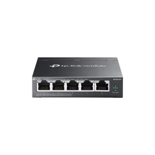 Picture of TP-Link ES205GP Omada 5-Port Gigabit Easy Managed  POE Switch