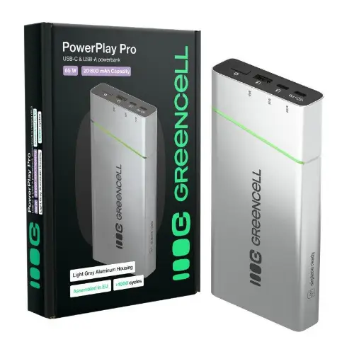 Picture of Greencell PowerPlay Pro 20800mAh 65W Power bank  fast charging, PD, Ultra Charge