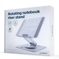 Picture of Gembird NBS-DR1-01 Rotating notebook riser stand,  spacegrey