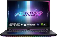 Picture of Gigabyte AORUS MASTER 18 BZHC6UKD45S, Intel 275HX, RTX 5090, 18" Mini LED WQXGA 240Hz, DDR5 64Gb (32Gb*2), Gen4 1TB + Gen4 1TB, Win11 PRO Black