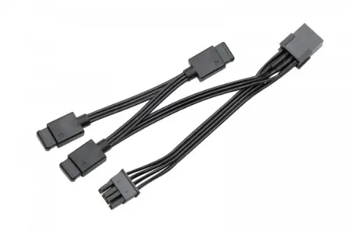 Picture of EKWB EK-Loop OmniLink D-RGB 3-Way Signal Splitter EK-LOOP-OMNI-DRGB-3WAY-SIG-SPL