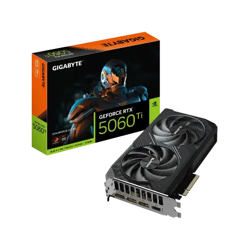 Picture of Gigabyte GeForce RTX™ 5060 Ti WINDFORCE OC 8G  GV‑N506TWF2OC‑8GD