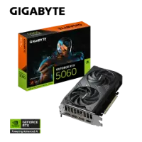 Picture of Gigabyte GeForce RTX™ 5060 WINDFORCE MAX OC 8G GV-N5060WF2MAX OC-8GD 1.0 Graphics Card