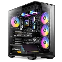 Intel BLAZE Surge high-performance multitasking and gaming PC setup
