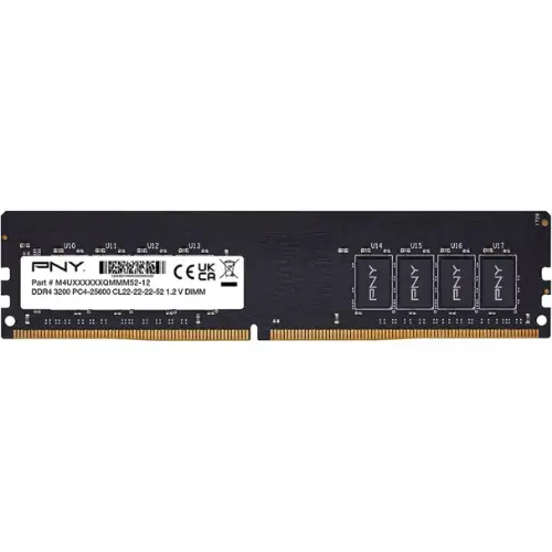 Picture of PNY DDR4 8GB Memory DIMM 3200 MHz Bulk