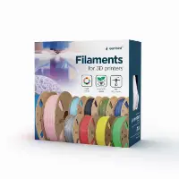 Picture of Gembird PLA Filament Matte Black 1.75mm 1kg  3DP-PLA-01-MTBK