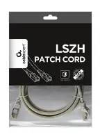 Picture of Gembird CAT6A LSZH patch cord, grey, 2 m PP6A-LSZHCU-2M