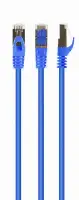 Picture of Gembird S/FTP Cat. 6A LSZH patch cord blue, 0.5 m PP6A-LSZHCU-B-0.5M