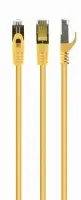 Picture of Gembird S/FTP Cat. 6A LSZH patch cord yellow, 1 m PP6A-LSZHCU-Y-1M