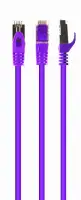 Picture of Gembird S/FTP Cat. 6A LSZH patch cord purple, 1 m PP6A-LSZHCU-V-1M