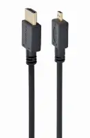 Picture of Gembird HDMI male to micro D-male black cable 1.8m CC-HDMID-6
