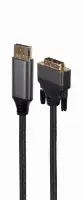Picture of Gembird 4K Display Port to DVI adapter Cable Premium Series 1.8m CC-DPM-DVIM-4K-6