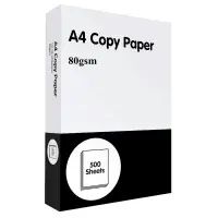 Picture of Premium A4 Paper White Paper 80gsm 5*Reams (1 box)