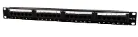 Picture of Gembird CAT6 24 port patch panel with rear cable management NPP-C624CM-001