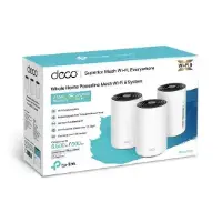 Picture of TP-Link Deco PX50 (3-Pack) AX3000 + G1500 Whole Home Powerline Mesh WiFi 6 System