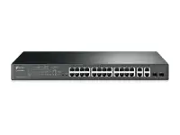 Picture of TP-Link T1500-28PCT (TL-SL2428P) Jetstream 24-Port 10/100Mbps POE + 4-port Gigabit Smart  Switch