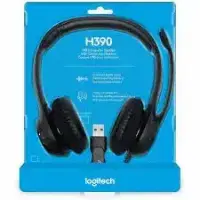 Picture of Logitech H390 USB Black Headset
