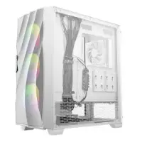 Picture of Antec DF700 FLUX White Mid Tower ATX 4mm Temp Glass Side Panel 3x120mm ARGB Fans 2x120mm Regular Fans 0-761345-80074-7