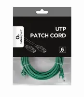 Picture of Gembird CAT6 UTP Patch cord 5m Green PP6U-5M/G
