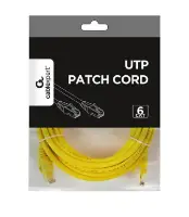 Picture of Gembird CAT6 UTP Patch cord 5m Yellow PP6U-5M/Y