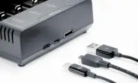 Picture of Gembird Ni-MH + Li-ion Fast Battery Charger Black BC-USB-02