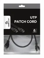 Picture of Gembird CAT6 UTP Patch cord 0.25m Black PP6U-0.25M/BK