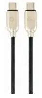 Picture of Gembird 60W Type-C Power Delivery Charging and Data Cable 1m Black CC-USB2PD60-CMCM-1M