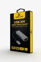 Picture of Gembird network adapter with 3-port USB 3.0 hub A-AMU3-LAN-01