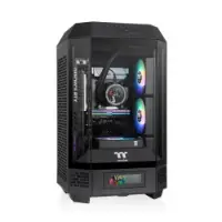 Picture of Thermaltake The Tower 250/Black Fan*2/ColorBox/With Screen Metal Panel