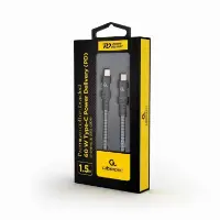 Picture of Gembird 60 W Type-C Power Delivery (PD) premium charging & data cable, 1.5 m CC-USB2B-CMCM60-1.5M