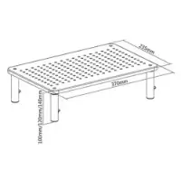 Picture of Gembird Adjustable monitor stand (rectangle)  MS-TABLE-01