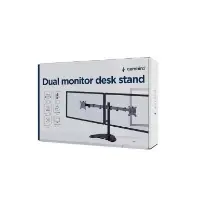 Picture of Gembird  Dual monitor desk stand  (rotate, tilt,swivel), 13”-32”   MS-D2ST-02